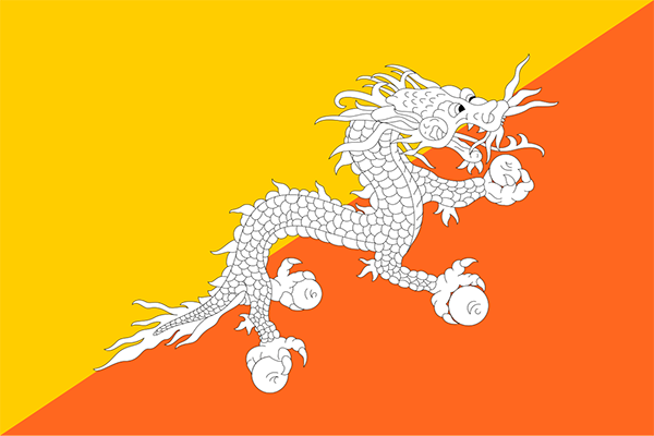 Flag of Bhutan