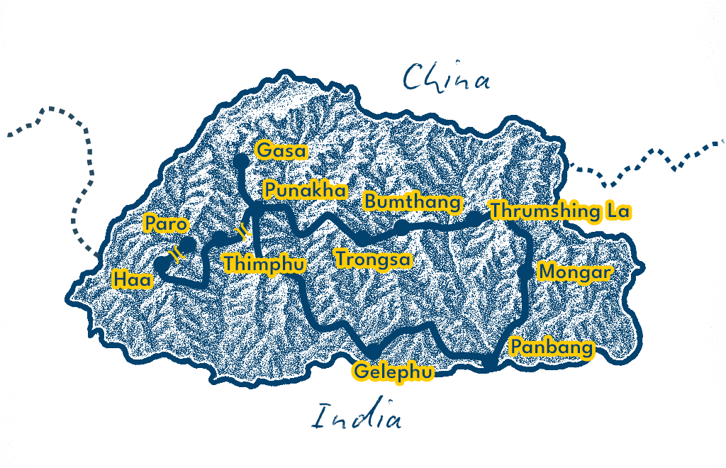 The Tour of the Dragon - Bhutan Motorcycle Tours