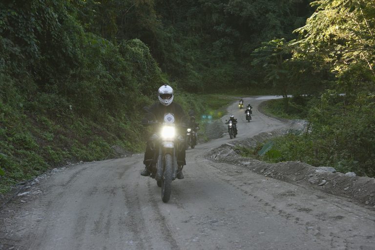 Motorcycling on a Royal Enfield Himalayan 450 in Bhutan