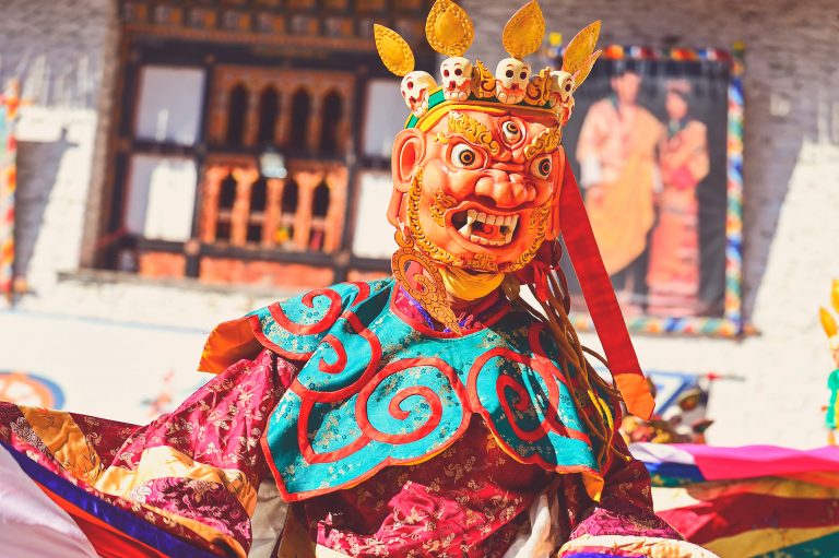 Discover Bhutanese Tshechu on a motorbike