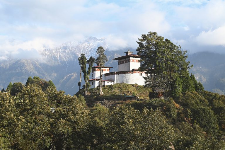 Dzong in the Haa Valley, Bhutan